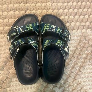 Birkenstock Birki’s Blue / Green Sandals